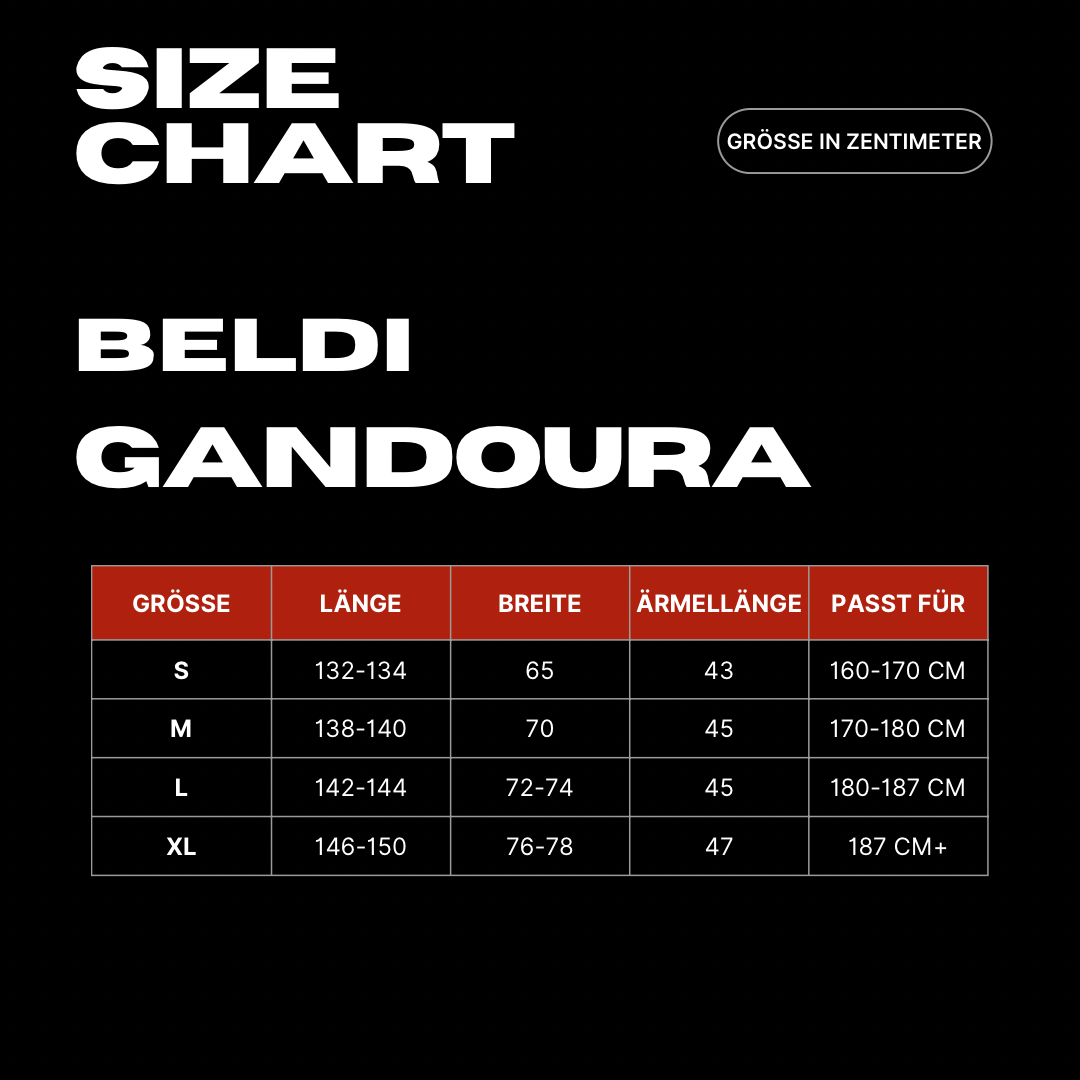 Gandoura Blau Premium