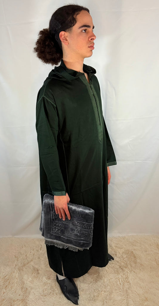 Djellaba Tannengrün Premium