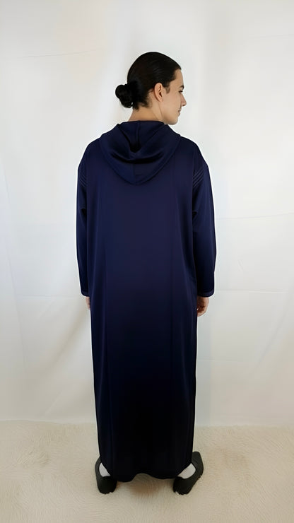 Djellaba Marineblau Premium
