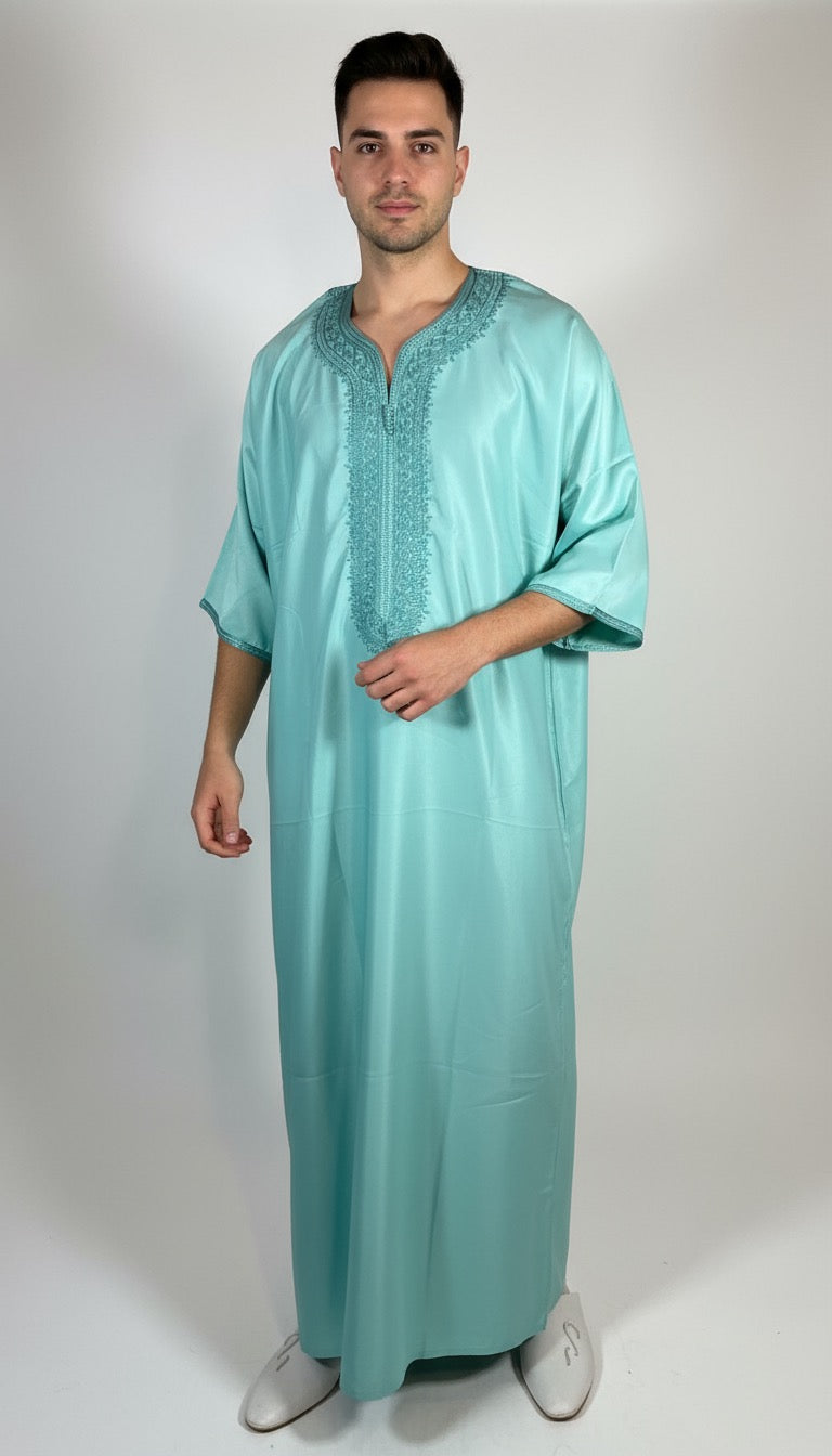 Gandoura Türkis Premium