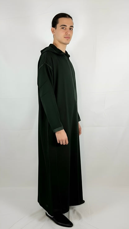 Djellaba Tannengrün Premium