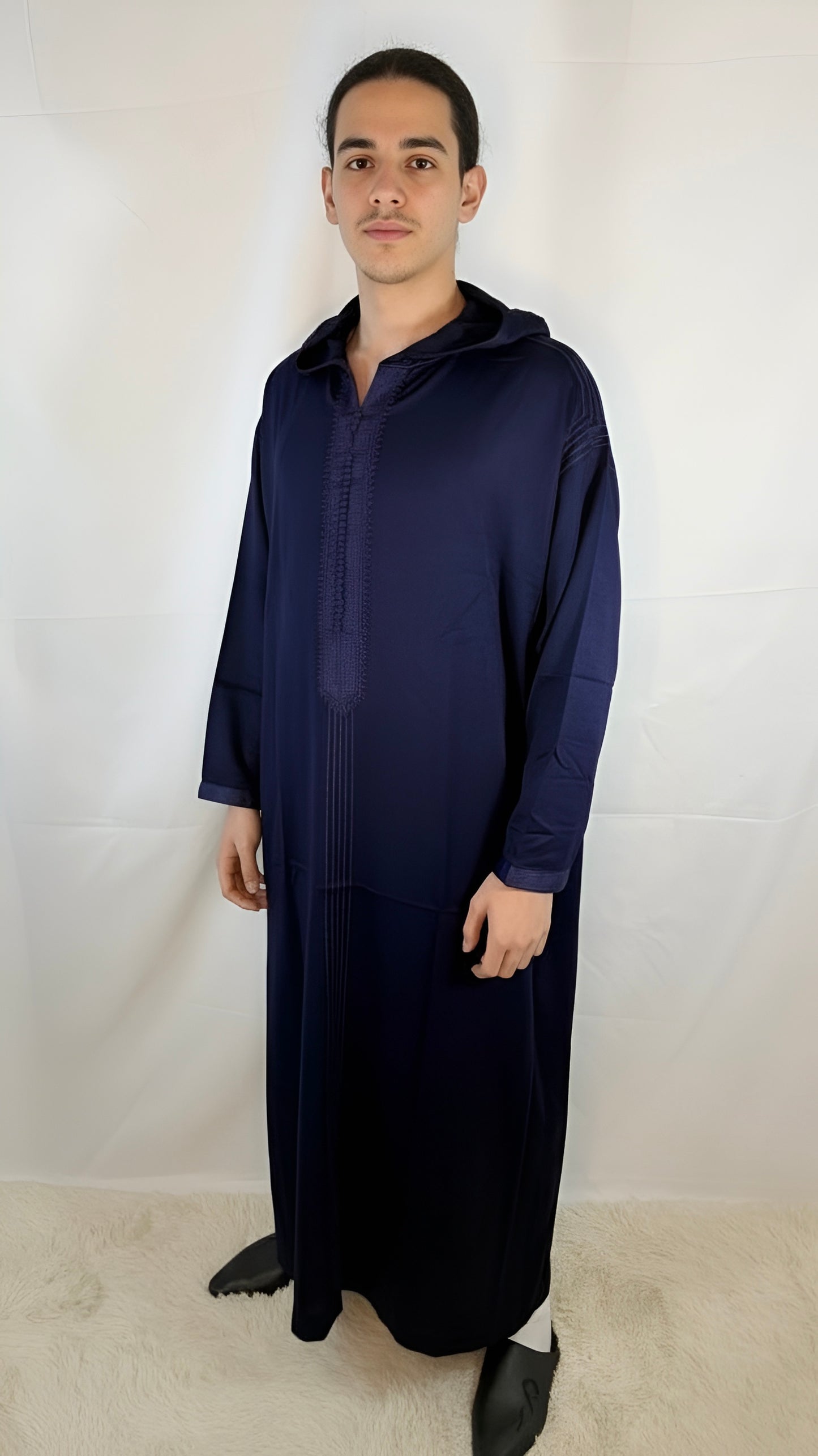 Djellaba Marineblau Premium