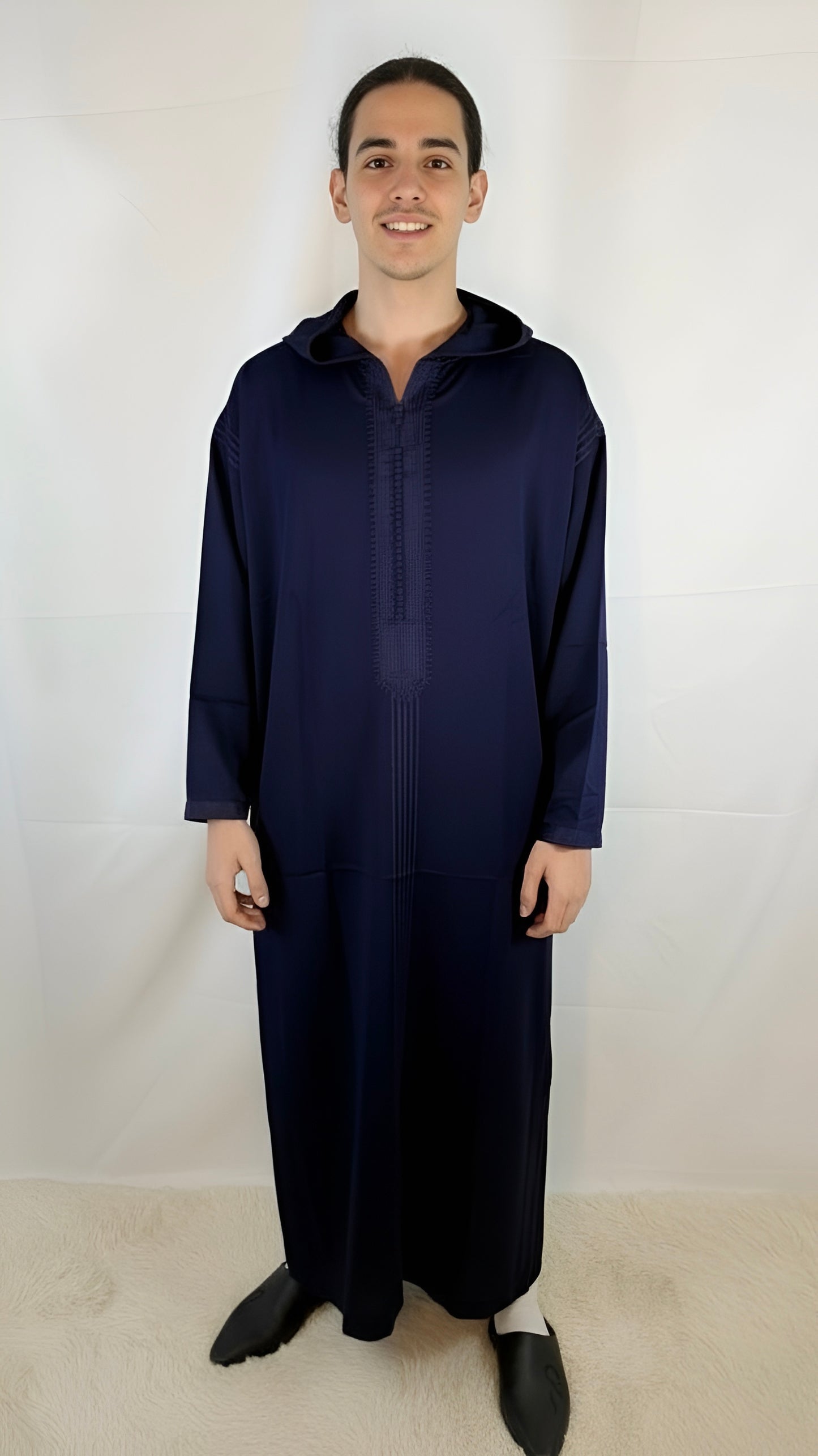 Djellaba Marineblau Premium