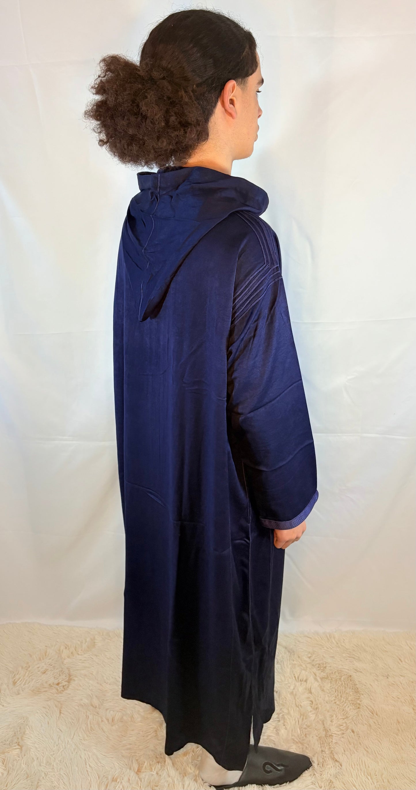 Djellaba Marineblau Premium