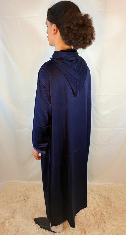Djellaba Marineblau Premium