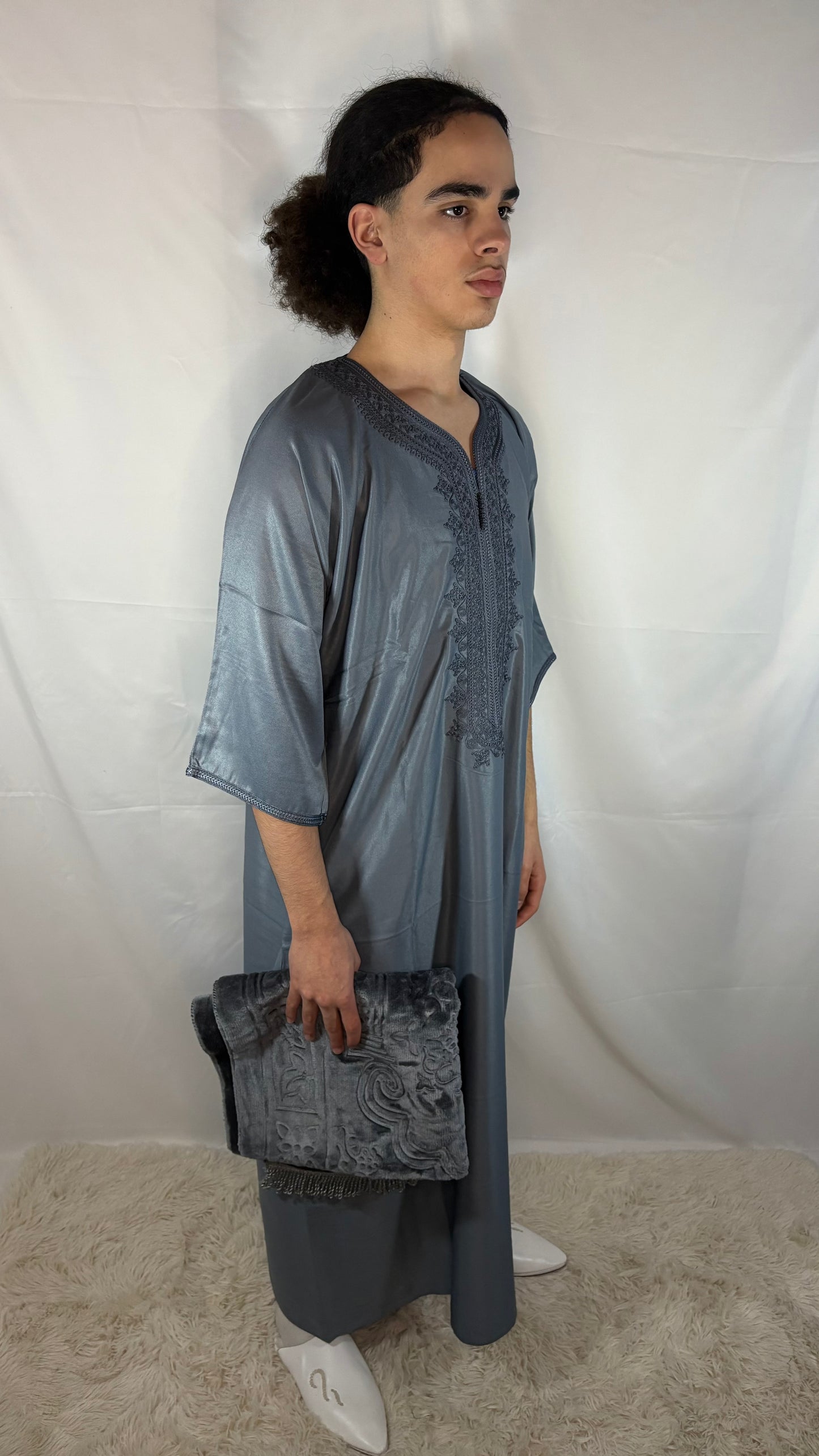 Gandoura Grau Premium